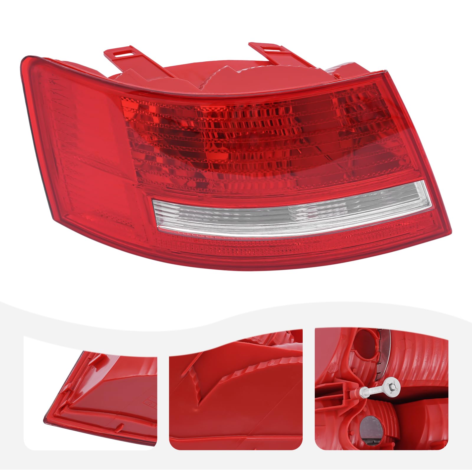 Amazon.com: Rear Taillight, for Audi A6 2006-2008 Halogen Tail